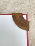 Leather Corner Bookmark - Handmade