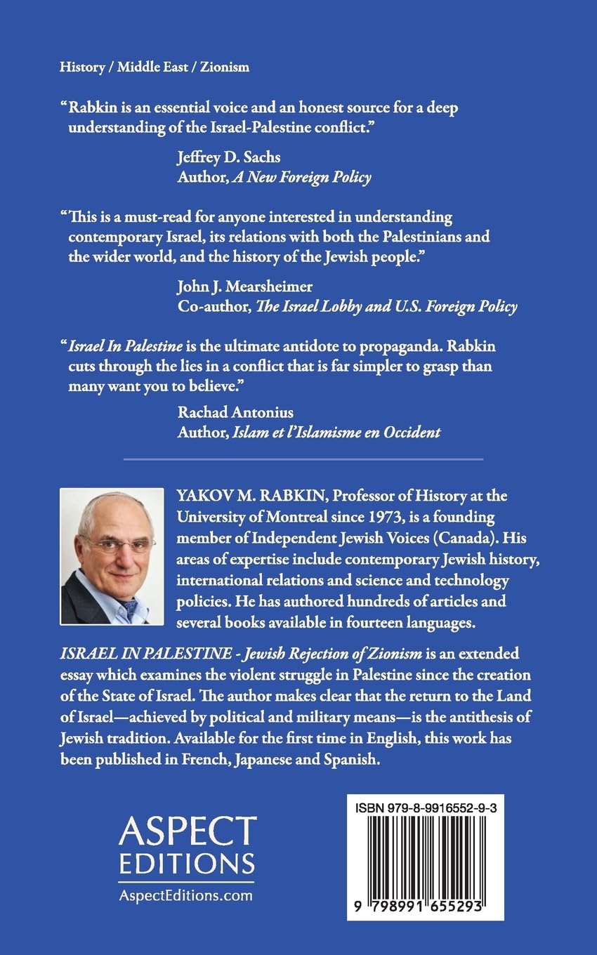 Yakov Rabkin Book List.pdf Israel In Palestine: Jewish Rejection of Zionism – EducationalBookshop